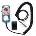 thumbnail image 2 of Generador De Impulsos Manual, Volante Electrónico Autotransferencia 100PPR Amplia Aplicación Reiniciable Con Botón De Parada De Emergencia Para Torno, 2 of 7