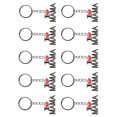 thumbnail image 4 of Llavero Joyas, Llaveros Aleación Lindo 10 Piezas Para Llaves Para Mochilas Para Teléfonos Celulares Para Monederos OTVIAP D110-MAMÁ, 4 of 8