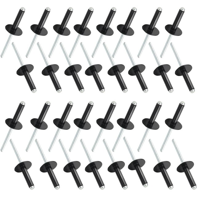 GFDYREE 50pcs 3/16 x 3/4 Inch (4.8 x 20 x 16 mm) Flange Aluminum Blind Rivet Set, Fastener Nails Pop Rivets Assortment Kit
