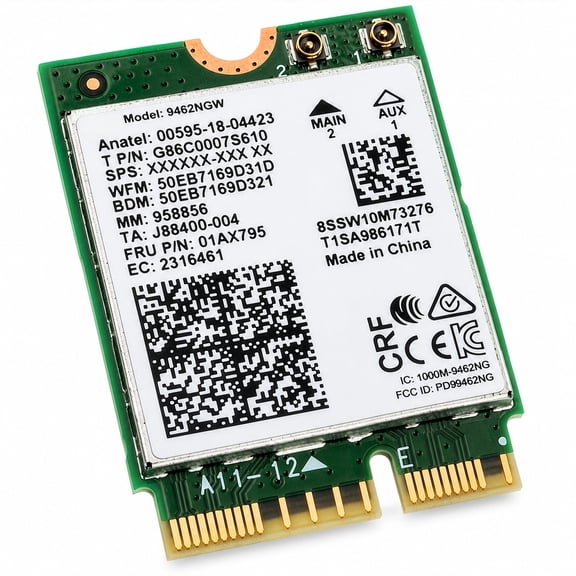 9462NGW M.2 CNVio WiFi 5 Card | Supports Bluetooth 5.1 | Replacement Module
