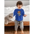 thumbnail image 2 of Rabbit On A Ballon Long Sleeve Toddler -Image by Shutterstock,  3 Toddler, 2 of 4