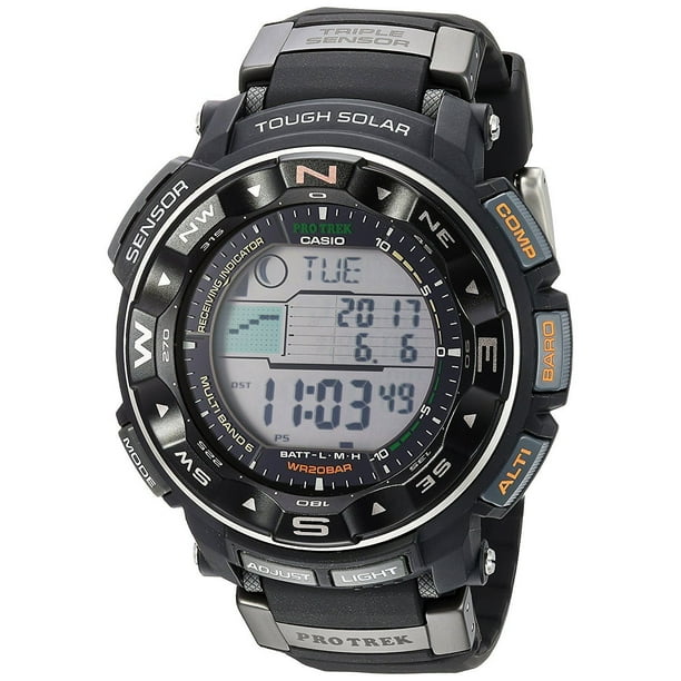 casio men's pro trek prw2500r tough solar digital watch