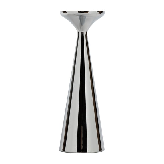 Better Homes & Gardens Metal Truitt Candle Holder with Chrome Finish, Large