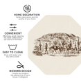 thumbnail image 4 of Balery 6 Pcs Western Desert Cowboys2leather Coasters Set, Drink Table Cup Coasters For Living Room Kitchen Coffee Decor, 4 of 9
