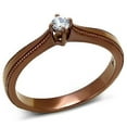 thumbnail image 1 of Alamode TK2610-9 Anneau en Acier Inoxydable pour Femmes avec Grade AAA CZ en Clair - Taille 9, 1 of 1