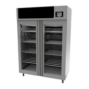 Maturmeat 58" Glass Door Stainless Steel Meat Aging Cabinet - 440 lb. / 200 kg., 220V, 4140W