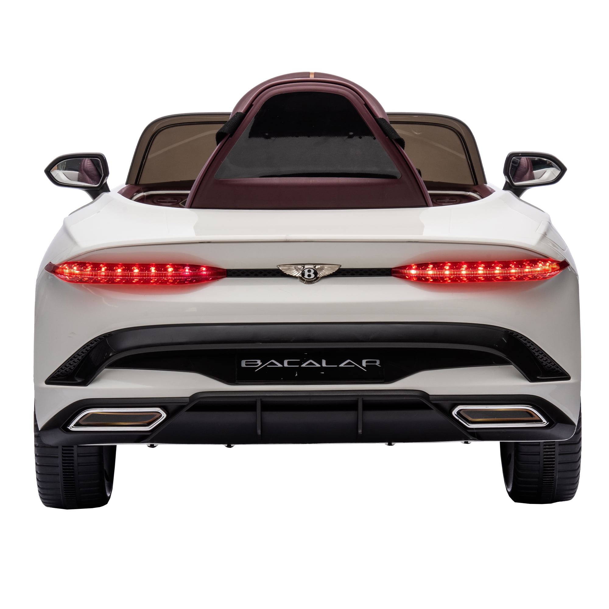 Kadyn 12v7A Kids Ride on Car with Parents Remote Control, Electric Car for kids, Electric Ride on Car with USB,MP3 ,Bluetooth,LED Light,Three-point Safety Belt, White Kadyn 12v7A Kids Ride on Car with Parents Remote Control, Electric Car for kids, Electric Ride on Car with USB,MP3 ,Bluetooth,LED Light,Three-point Safety Belt, White