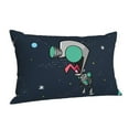 thumbnail image 2 of Gir Mouth Invader Zim Pillowcase Cushion Pillow Covers With Hidden Zipper Pillow Case Decor For Bed Dorm Sofa Couch Car 16"x24", 2 of 8