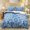 Blue Mandala, variant on ZIATUBLES Twin Size Duvet Cover Set, Wolf Dreamcatcher Aztec Print Soft Breathable Polyester Bedding, 1 Duvet Cover and 2 Pillowcases, Zipper Closure, Washable All Season Bedroom Comforter Cover