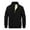 Black, variant on Mens Quarter-Zip Sweatshirt Men's Washed Pullover Sweater Featuring Soft Lamb Wool Stand Collar Loose Fit Design Cozy Warm Thickened Fabric