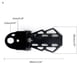 thumbnail image 2 of Sonducket 1 par de clavijas de pie para bicicleta, Pedal trasero para bicicleta MTB, reposapiés plegables para bicicleta de carretera, Ciclismo, 2 of 6