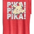 thumbnail image 3 of Pokémon - Pastel Pikachu Wall Break  - Women's Short Sleeve Graphic T-Shirt, 3 of 5