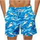 thumbnail image 2 of Yaoyar Mens Hawaiian Print Quick Dry Shorts Swimwear Print Casual Shorts Drawstring Summer Beach Stretch Shorts, 2 of 5
