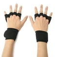 thumbnail image 4 of Huanledash Weight Lifting Gym Workout Sport Exercise Training Neoprene Gloves Wrist Wrap, 4 of 8