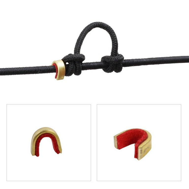 50/100pcs Bow Strings Buckle Clip Nock Set Copper Nocking Point