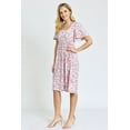 thumbnail image 2 of Floral Butterfly Sleeve Square Neck Midi Dress | S-3X, 2 of 29