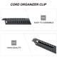 thumbnail image 4 of Organizador de cables de metal fuera de línea para cables eléctricos, organizador de cables, canaletas para cables, oficina, 4 of 6