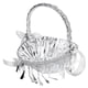 thumbnail image 3 of Cesta de flores de boda de plata, cesta de niña de flores de boda Cesta de niña de flores de boda Cesta de flores de boda Diseño exquisito, 3 of 8