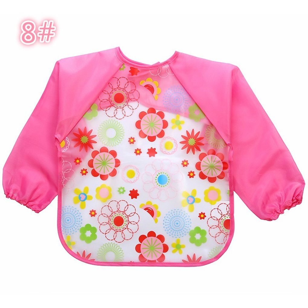 baby feeding bibs with sleeves