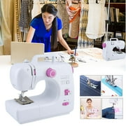 Speed Adjustable Multi-Purpose Household 16 Stitches Portable Sewing Machine