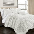 thumbnail image 1 of Lush Decor Ravello Pintuck 5Pc King Comforter Set, 1 of 5