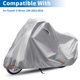 thumbnail image 2 of Cubierta de motocicleta a medida Unique Bargains 210D-PU Gris para Suzuki V-Strom 250 2022-2024 Cubierta de motocicleta impermeable para exteriores, 2 of 7