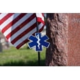 thumbnail image 4 of Allied EMS Veteran Grave Marker With 30 Inch Tall American Cemetery Flag, 4 of 5