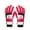 Red, variant on NAISIBABY Boys Girls Winter Gloves, Color Block Waterproof Windproof Thickened Kids Snow Ski Outdoor Sports Gloves Hot Pink Free Size