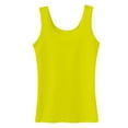 thumbnail image 4 of Bmisegm Women's Square Neck Tank Top Sleeveless Double Lined Basic Tops Sharp Collection Tank Tops for Women Yellow XXL, 4 of 4