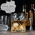 thumbnail image 5 of 12.3 Ounces/ 350ml Whiskey Glasses with Gold Rim, JOYCEMALL Set of 6 Old Fashioned Cut Crystal Scotch Rocks Glasses for Drinking Bourbon Rum Cognac Vodka Liquor Cocktail, 5 of 7