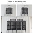 thumbnail image 2 of unipaws Bug Proof Cat Catio, 2 Tiers Window Box Enclosure for Multiple Indoor Cats, 2 of 7