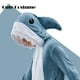 thumbnail image 4 of Pijama onesie DKRUW, disfraz de tiburón para Halloween, cosplay, adulto, 4 of 6