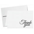 thumbnail image 2 of Jumbo "Thank You" Card & Envelope. Card Size 8.5 x 11 When Open - 5.5 X 8.5 Inches When Folded - Scored for easy folding. (2 Per Pack), 2 of 2