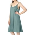 thumbnail image 4 of ShengRui Women's Nightgown Cami Cotton Sleepwear Plus Size Sleeveless Loungewear, 4 of 9