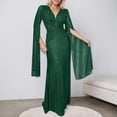 thumbnail image 2 of Elegant Dresses for Women Holiday Party Sequin Party Dress Elegant Bodycon Gown With Print for Night Out Evening Events & Wedding Guest Long Gown, 2 of 9