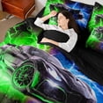 thumbnail image 4 of Castle Fairy Sport Car Twin Bedding Sets for Adults,Speed Race Car Bedding Comforter Set, 4 of 8