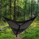 thumbnail image 3 of Hamaca triangular plegable portátil para varias personas, de malla, para acampar al aire libre, color negro, 280 x 280 x 280 cm, 3 of 5