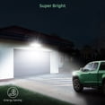 thumbnail image 6 of GLORIOUS-LITE LED Security Lights Motion Sensor Outdoor Lights, 35W 3500LM Hardwired Led Flood Light Outdoor with 3 Adjustable Head, 5500K, IP65 Waterproof for Porch Garage Yard, White, 6 of 6
