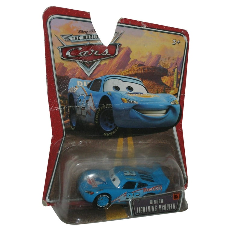 Disney / Pixar Cars The World of Cars Series 1 Dinoco Lightning McQueen  Diecast Car [Damaged Package]