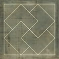 thumbnail image 2 of Vision Studio 26x26 White Modern Wood Framed Museum Art Print Titled - Geometric Blueprint III, 2 of 4