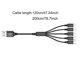 thumbnail image 2 of Micro USB Splitter Cable USB2.0 to MicroUSB TypeC Multi Charging Cable 5 in 1 MicroUSB usbC Charger Adapter Cable, 2 of 4