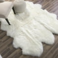 thumbnail image 2 of Genuine Sheepskin Rug Extra Soft Natural Pelt Ivory , Six Pelt 5' x 6', 2 of 6