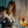 thumbnail image 4 of WMQPNNS New Trending Ranch Glowing Night Light Beautiful Light Bedside Table Lamp with Usb A+C Dyed Resin French Desktop Night Light Cute Pet Dog Theme Led Table Lamp with Warm Light, 4 of 7