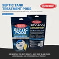 thumbnail image 2 of Roebic Septic Tank Treatment Pods, 3 Month Supply of Easy Flush Dissolvable Packets, Bacterial Enzyme Formula for Clog Prevention, Odor Control, Treats 1500 Gallons, 3 Pods, 2 of 4