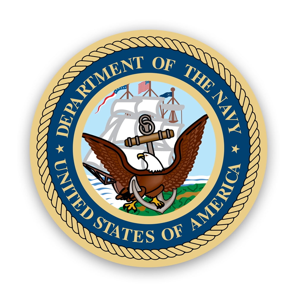 Department of the Navy Seal Sticker Decal Self Adhesive Vinyl