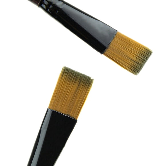 JJKBVCLO Pack Brushes Nylon of Brown Paint 6 Art for Acrylic Stationery