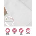 thumbnail image 6 of Easter Kitchen Dish Towels for Drying Dishes Set of 3, Spring Rabbit Ears Foot Colorful Eggs Leaf Floral Waffle Weave Microfiber Hand Tea Bathroom Towels Quick Dry & Absorbent Towel 15.7x23.6, 6 of 7