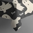 thumbnail image 5 of Black Halloween Ghosts with Boo Square Tablecloth,Waterproof Square Table Cover,Wipeable Spillproof Washable Table Cover for Home Kitchen Party Decor 42"X42"(107x107cm), 5 of 6