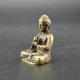 thumbnail image 3 of 3X Mini Estatua de Buda Estatua de Buda de Bronce Budismo Estatua de Buda Sakyamuni de Bronce de Cobre Puro, 3 of 5