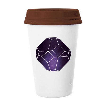

Crystal Universe Sky Fantasy Star Mug Coffee Drinking Glass Pottery Cerac Cup Lid